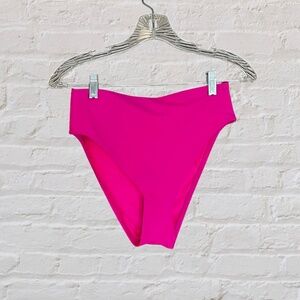 NWT Antonio Melani High Waist Bikini Bottom Bright Pink Small